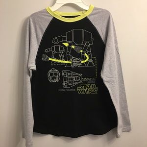 Star Wars Boys XL (14) Long Sleeve Shirt